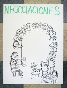 “On Movement, Thought and Politics: Garment Worker’s Center, Los Angeles/ En el movimiento, el pensamiento y la política: El Centro de Trabajadores de Costura, Los Angeles” (2009) by Ashley Hunt and Taisha Paggett