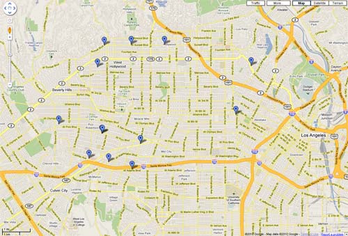 MAK Center Map