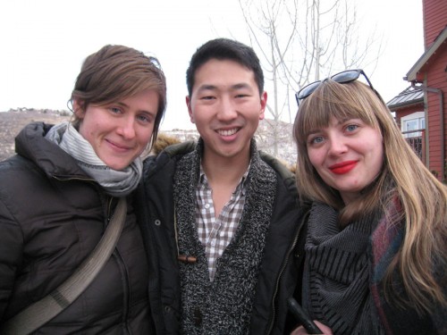 06 Logan Kibens (PFV MFA ‘10), Ruthie Doyle (PFV MFA ’12), and myself (FDP MFA ’11))