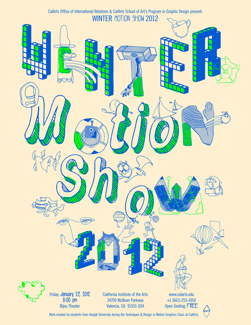 CalArts Winter Motion Graphics Show 2012