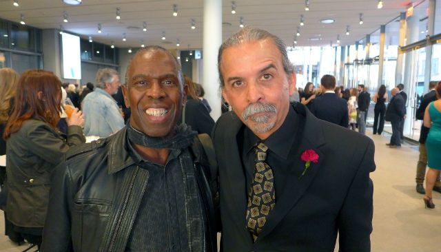 CalArts faculty Charles Gaines, left, and Harry Gamboa are featured in the  Whitney's 'America is Hard to See' exhibition. (Image: Courtesy of Edward Ochoa)