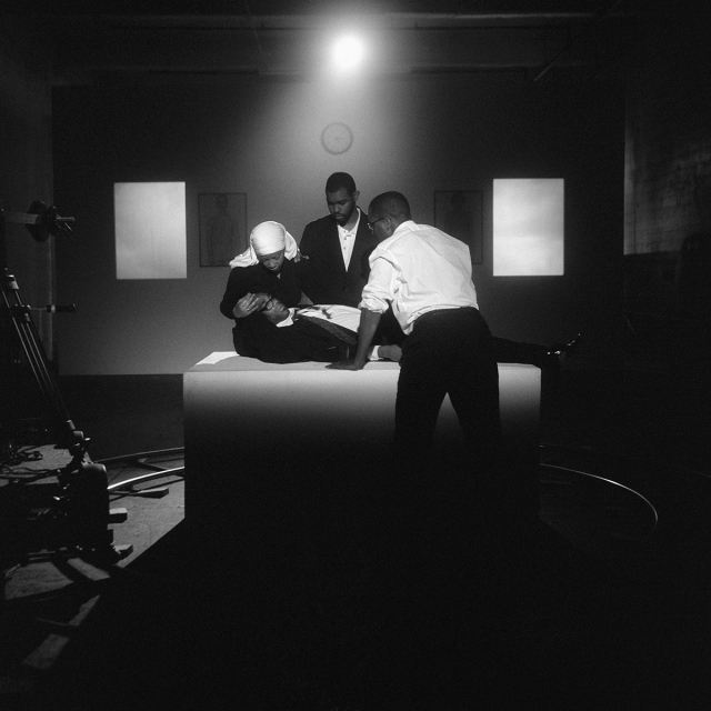 Carrie Mae Weems, 'The Assassination of Medgar, Malcolm, and Martin,' archival pigment print, 61 in. x 51 in. (framed), 2008. | ©Carrie Mae Weems. Courtesy of the artist and Jack Shainman Gallery, New York.