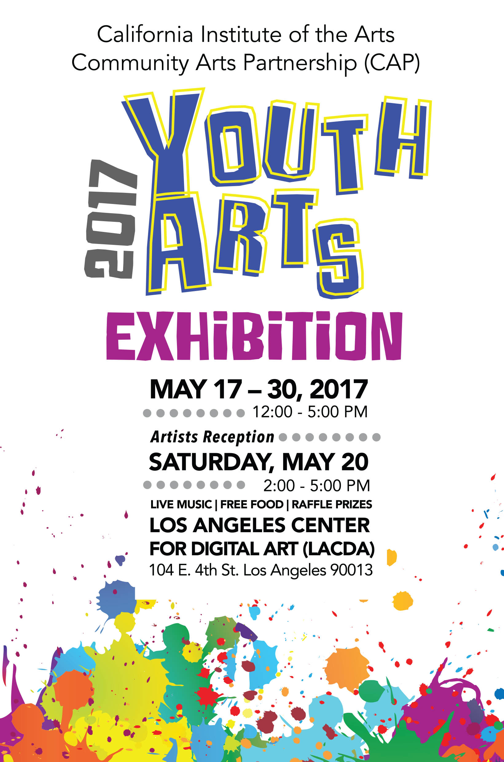 CAP 2017 Youth Arts Exhibition at LACDA