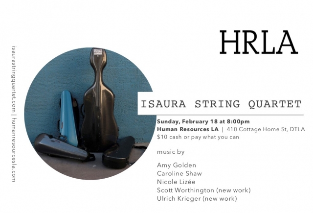 Isaura String Quartet at Human Resources LA
